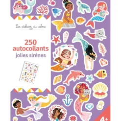250 autocollants - jolies sirènes