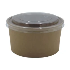 25 Bols salade Kraft 750 ml + couvercle