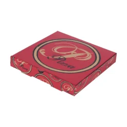 100 Boîtes à pizza Kraft brun - 33 x 33 x 3.5 cm