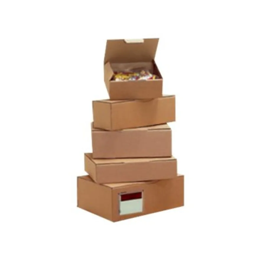 50 Boîtes postales d'expédition - 43 cm x 30 cm x 12 cm - kraft brun - Logistipack