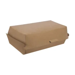 50 Boîtes sandwich Kraft brun - 220 x 107 x 75 mm