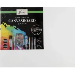 3 cartons toiles 24x30cm 100% cotton bci