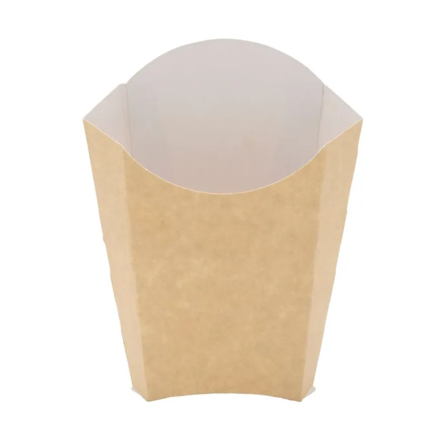 1000 Cornets à frites GM Kraft blanc - 133 (L) x 170 (H) mm
