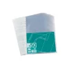 50 Pochettes perforées - A4 - grainé - pour 20 feuilles - 4/100