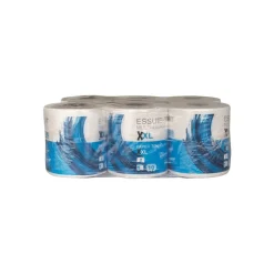 6 Rouleaux d'essuie-tout Ecolabel - Multi-Usage - 500 feuilles - XXL - Blanc