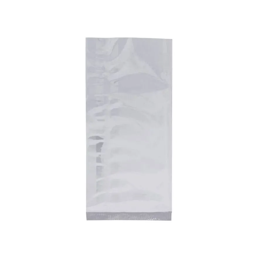 100 Sachets plat soudé transparent – 10×22 cm – Recyclable