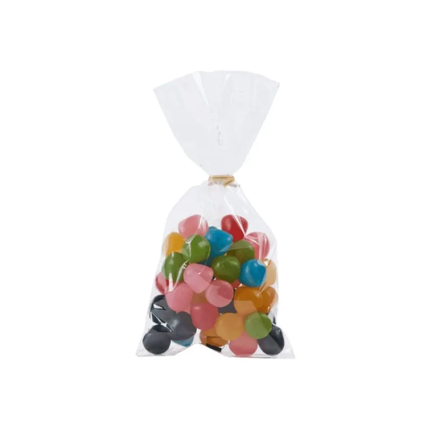 100 Sachets plat soudé transparent – 10×22 cm – Recyclable