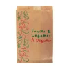 1000 Sacs kraft fruits 1 kg - 17 + 6 x 26 cm