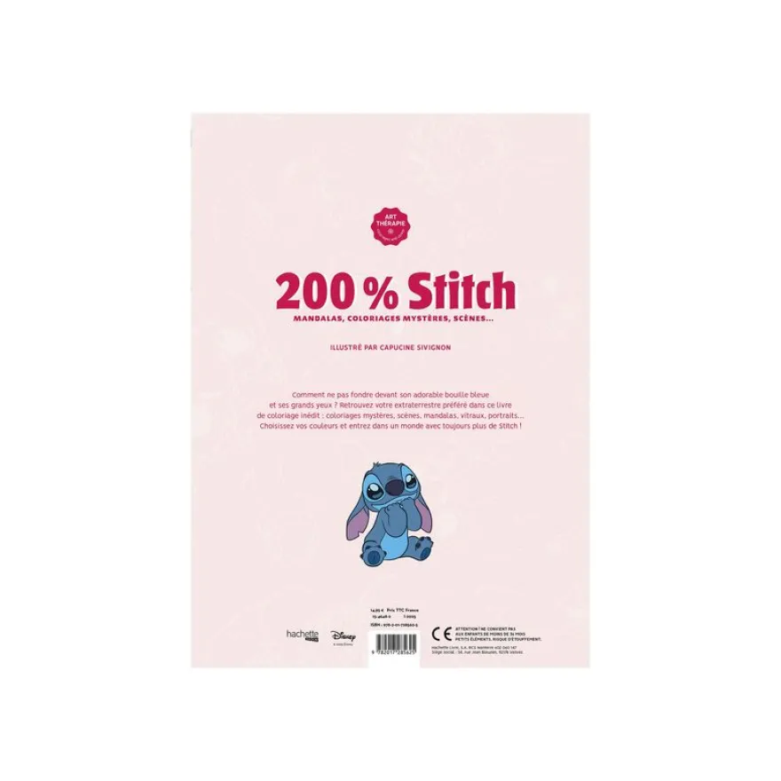 200% Stitch - par Capucine Sivignon - livre à colorier