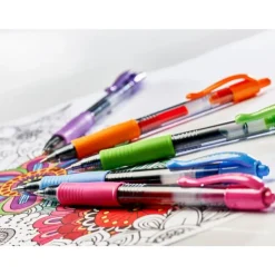 14 stylos Pilot roller G-2 - Roller encre gel rétractable - 0,7 mm