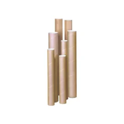 10 Tubes d'expédition ronds - 4,5 cm (diamètre) x 76 cm - Logistipack