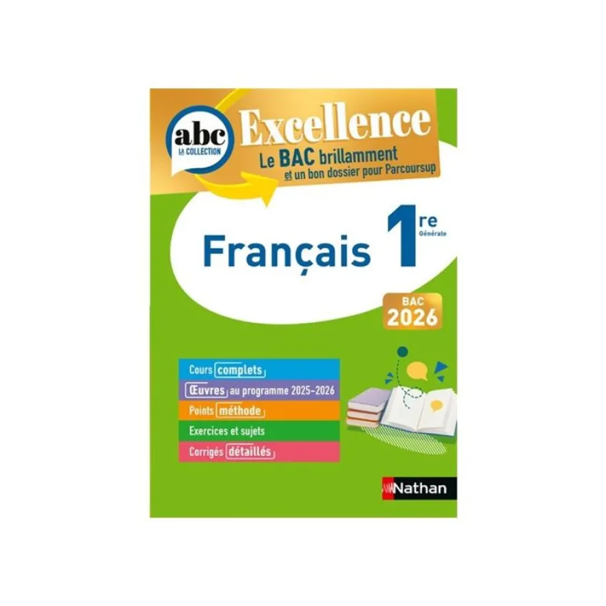 Abc bac excellence francais 1re 2026