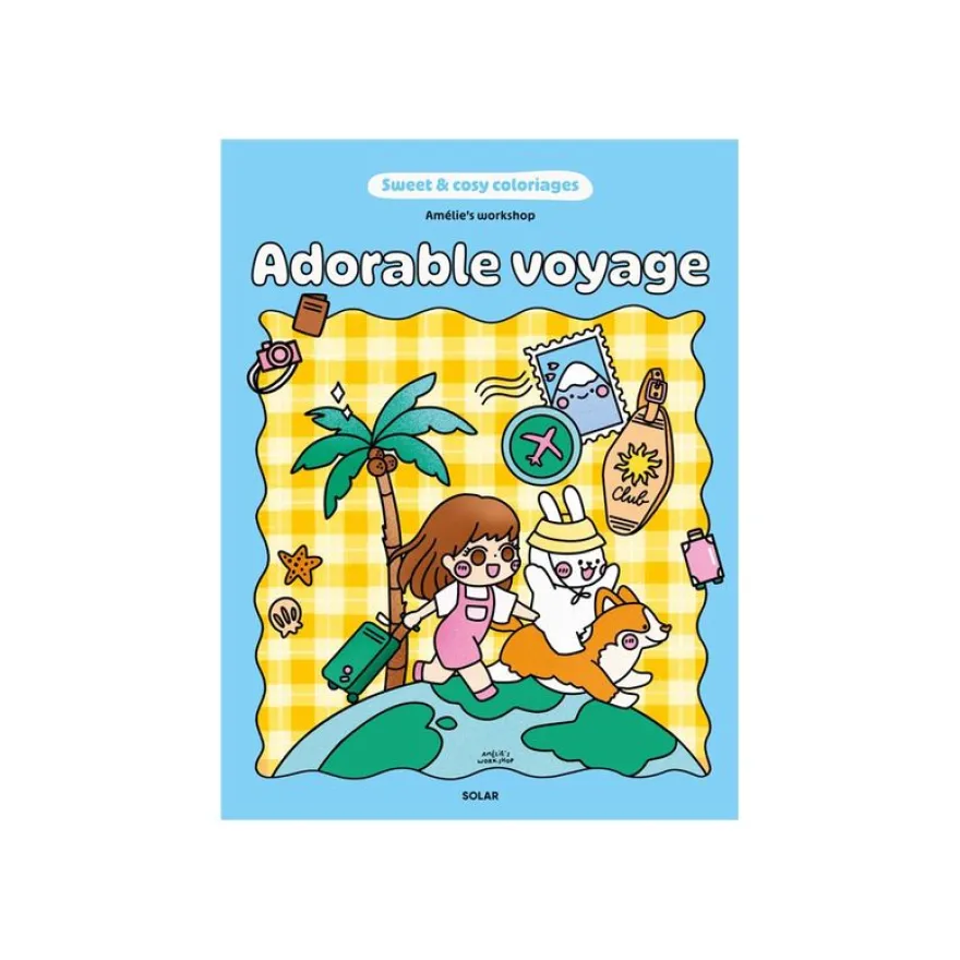 Adorable voyage - sweet and cosy coloriage