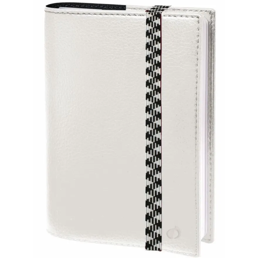 Agenda à élastique Time&Life Pocket - 1 semaine sur 2 pages - 10 x 15 cm - blanc - Quo Vadis