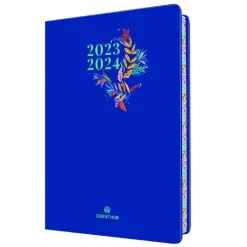 Agenda à élastique Tivoli 25 - 1 semaine sur 2 pages - bleu - Oberthur