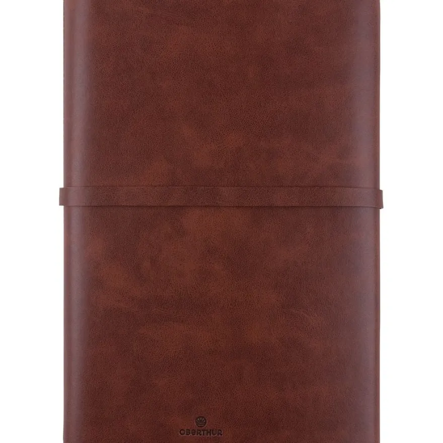 Agenda à spirale Canyon - 1 semaine sur 2 pages - 17 x 24,5 cm - marron - Oberthur