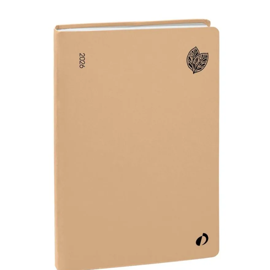 Agenda Année Civile - MINISTRE RECYCLÉ Multilingue - Couverture Harmony - Pecan - 16x24 cm - Semainier - 13 mois de décembre à décembre - Quo Vadis