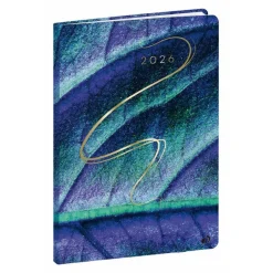 Agenda Année Civile - MINISTRE FR - Couverture Hipsy - Feuilles - 16x24 cm - Semainier - 13 mois de décembre à décembre - Quo Vadis