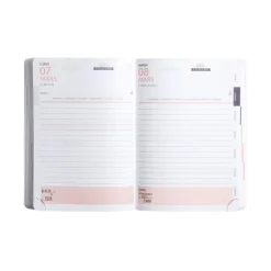 Agenda Ariel - 1 jour par page - 12 x 17 cm - Bleu - Exacompta
