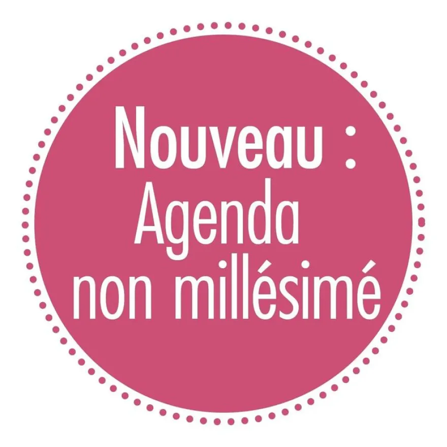Agenda Baby Day non daté - 1 jour par page - 15 x 21 cm - Exacompta