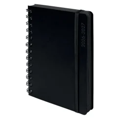 Agenda Black & Color - 1 jour par page - 12 x 17 cm - Noir - Exacompta