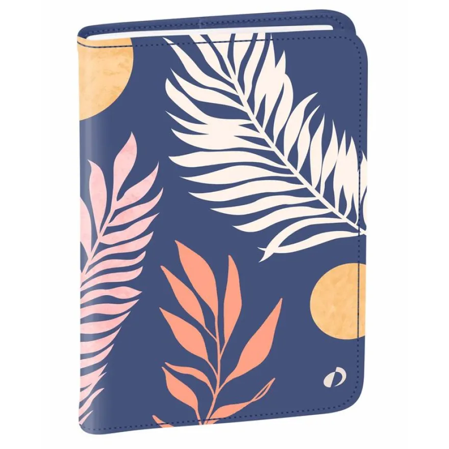 Agenda Bloom - 1 semaine sur 2 pages - 10 x 15 cm - bleu - Quo Vadis
