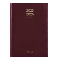 Agenda Bretime Lima 16 mois - 1 semaine sur 2 pages - 15 x 21 cm - 3 couleurs disponibles - Brepols