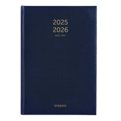 Agenda Bretime Lima 16 mois - 1 semaine sur 2 pages - 15 x 21 cm - 3 couleurs disponibles - Brepols