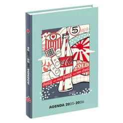 Agenda Coca-cola sunshine - 1 jour par page - 12 x 17 cm - Viquel