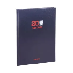 Agenda College 16 mois - 1 semaine sur 2 pages - 15 x 21 cm - 3 couleurs disponibles - Brepols