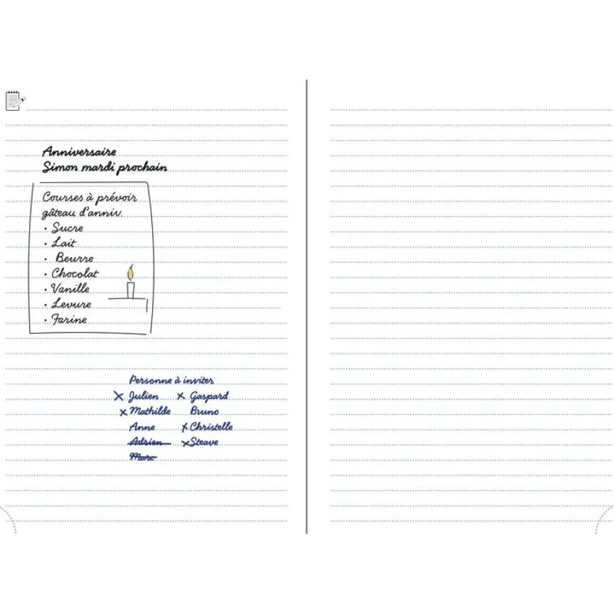 Agenda de bureau Carte EasySlim 21 - 1 mois sur 2 pages - 15 x 21 cm - Bleu azur - Exacompta
