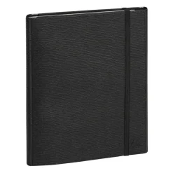 Agenda de bureau spiralé 16 mois Classic All in One - 1 semaine sur 2 pages - 15 x 21 cm - Noir - Exacompta