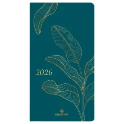 Agenda de poche Astoria - 1 semaine sur 2 pages - 9,5 x 17 cm - bleu - Oberthur