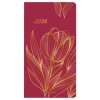 Agenda de poche Astoria - 1 semaine sur 2 pages - 9,5 x 17 cm - orange - Oberthur