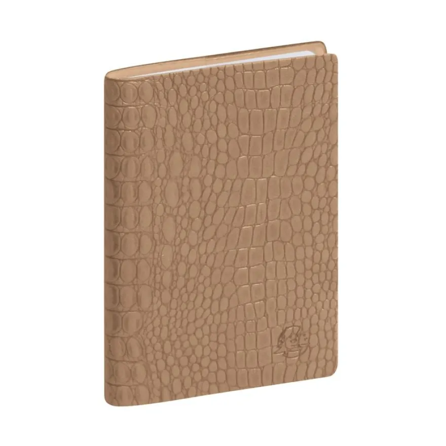 Agenda de poche Baby Croco Eurotime 13S spiralé - 1 semaine sur 2 pages - 9 x 13 cm - disponible dans différentes couleurs - Exacompta