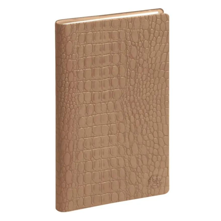 Agenda de poche Baby Croco Espace 17S spiralé - 1 semaine sur 2 pages - 9 x 17,5 cm - disponible dans différentes couleurs - Exacompta