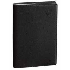 Agenda de poche Equology Randonnée recyclé avec répertoire - 1 semaine sur 2 pages - 9 x 12,5 cm - noir - Quo Vadis