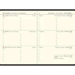 Agenda de poche Gwenaëlle Trolez La Semaine Planifiée 13 - 1 semaine sur 2 pages - 9 x 13 cm - Geisha - Exacompta