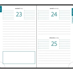 Agenda de poche Mini Labo - 1 jour par page - 10 x 15 cm - bleu - Exacompta