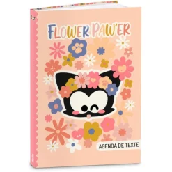 Agenda de texte Chacha - 15x21 cm - 2 décors assortis - Kid'Abord