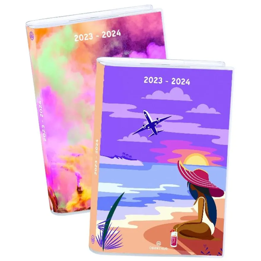 Agenda Design Reversible - 1 jour par page - 13 x 18 cm - girl - Oberthur