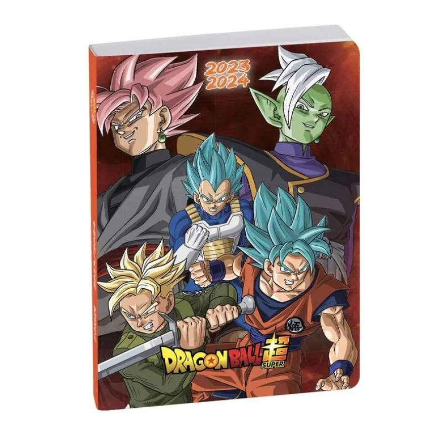 Agenda Dragon Ball S - 1 jour par page - 12 x 17 cm - rouge - Exacompta