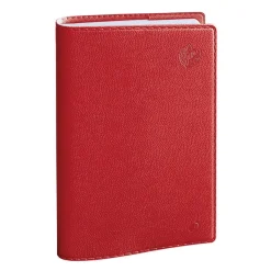 Agenda Equology - 1 jour par page - 12 x 17 cm - rouge - Quo Vadis
