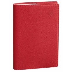 Agenda Equology - 1 semaine sur 2 pages - 16 x 24 cm - rouge cerise - Quo Vadis