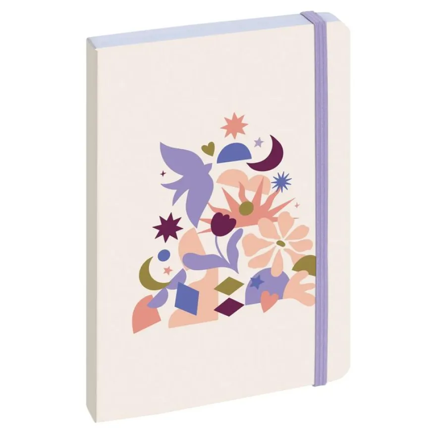 Agenda Floral - 1 jour par page - 10 x 15 cm - bleu - Exacompta