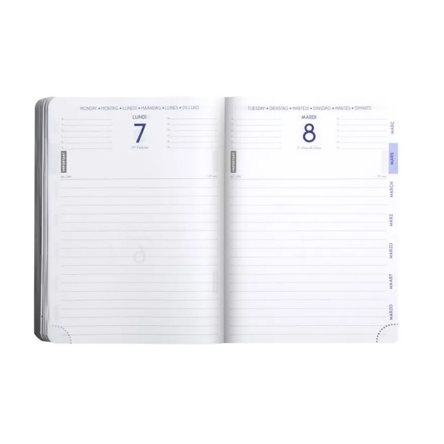 Agenda Funny Pets - 1 jour par page - 12 x 18 cm - chiot - Exacompta