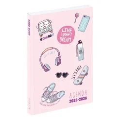 Agenda Girl Power - 1 jour par page - 12 x 17 cm - Viquel