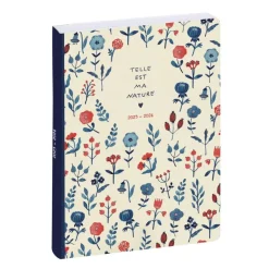 Agenda Green by Julie Adore - 1 jour par page - 12 x 17 cm - bleu - Exacompta