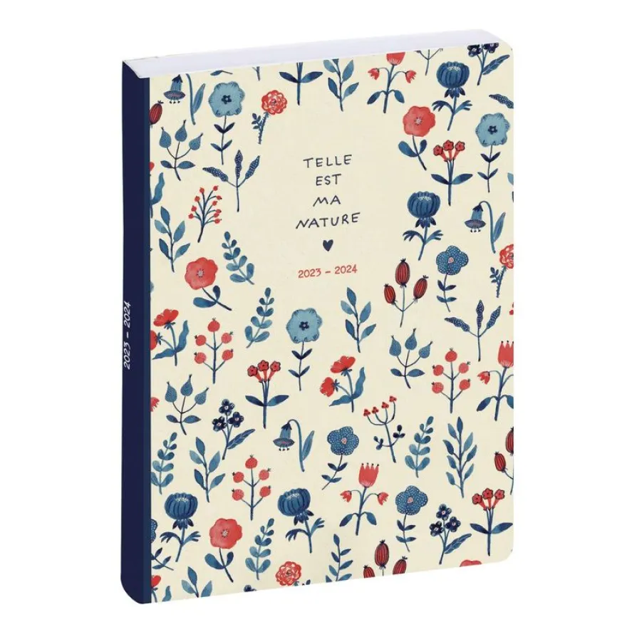 Agenda Green by Julie Adore - 1 jour par page - 12 x 17 cm - bleu - Exacompta
