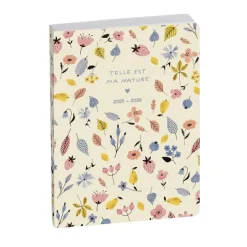 Agenda Julie Adore - 1 jour par page - 12 x 17 cm - nature - Exacompta